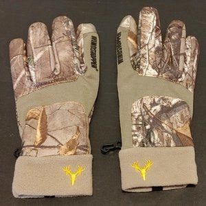 NEW Hot Shot Windstopper Gloves Camo Realtree Men's MED Regular